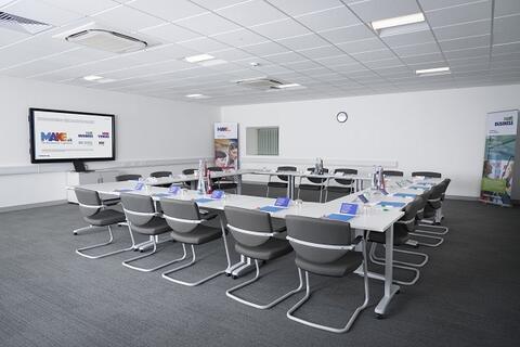 Picture of meeting room at the Technology Hub in Aston, Birmingham