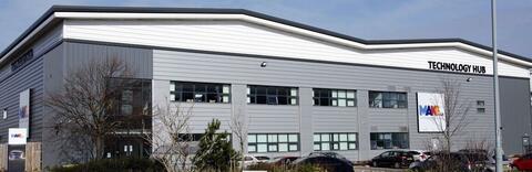 Exterior shot of the Technology Hub in Aston where our apprentices carry out their training